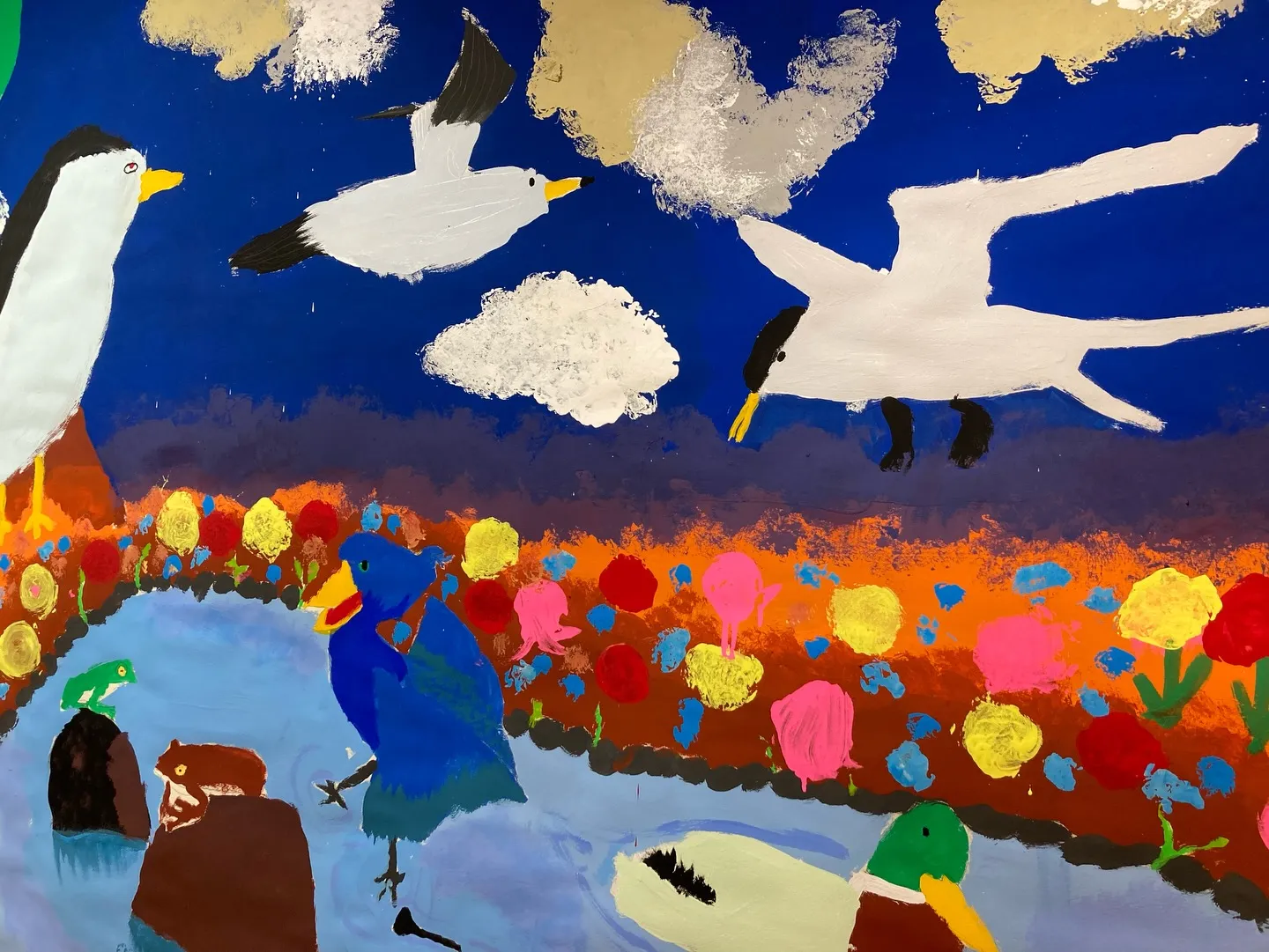 ✨【祝・完成!】幅2.6メートルの大作がついに姿を現しました...