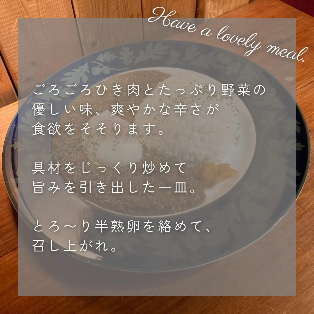 【 indies art club FOOD MENU 】